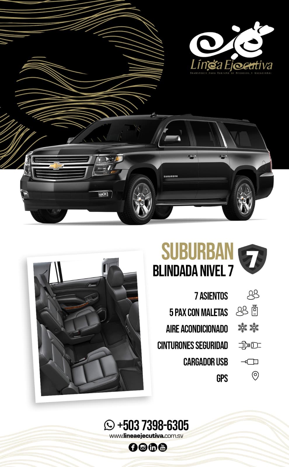 Chevrolet Suburban Blindada Nivel 7