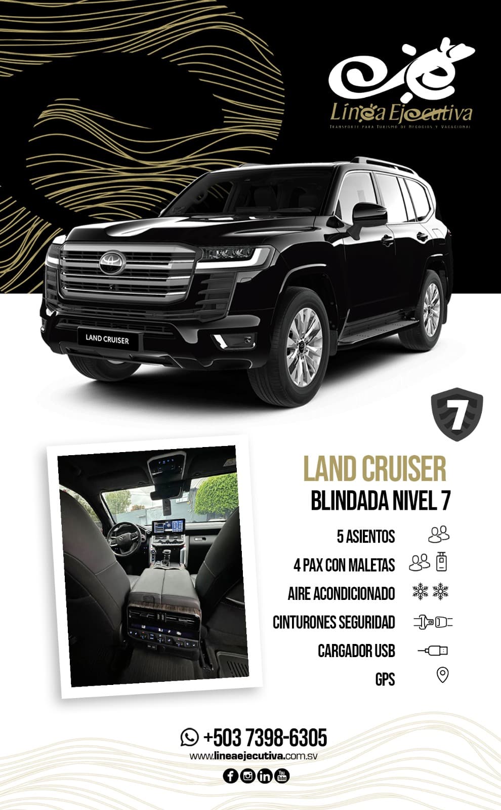Toyota Land Cruiser Blindada Nivel 7